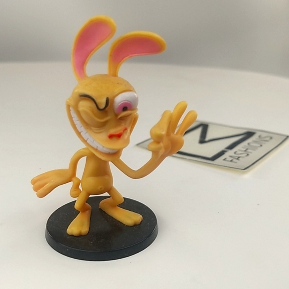 2/$12 Ren Hoek Nickelodeon Figurine On Factory Sealed Retail Card